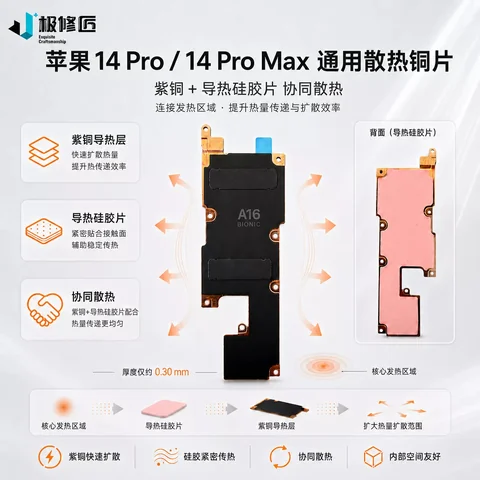 苹果14 Pro / 14 Pro Max通用散热铜片 · 图片1